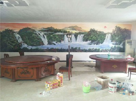 济源墙绘-写实风景