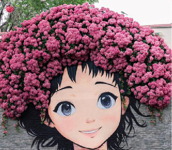 济源墙体彩绘-网红墙打卡