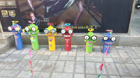 济源商业区彩绘