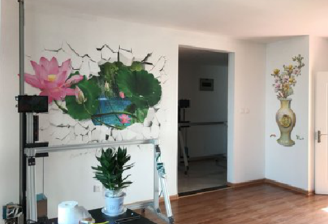 济源墙体彩绘相比墙纸的优势。