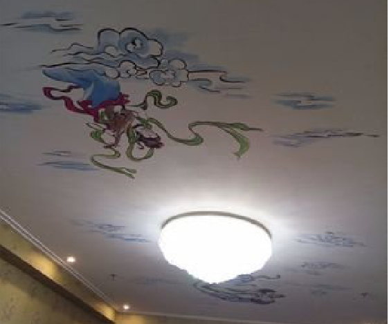 济源如何快速绘制天花板上的手绘墙？