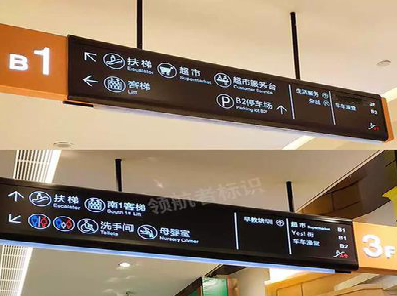 济源如何通过商场标识牌引导客流分布？